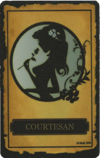 Courtesan role card