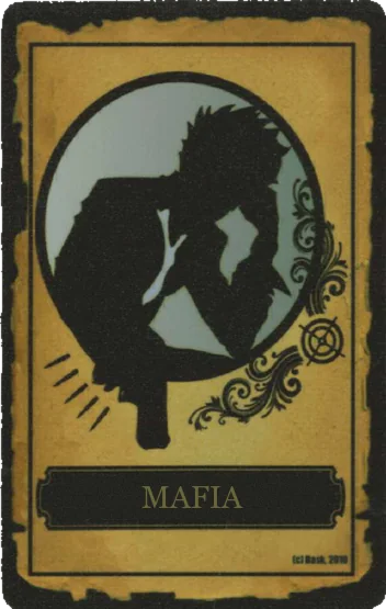 Mafia role card