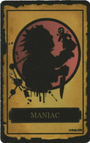 Maniac role card